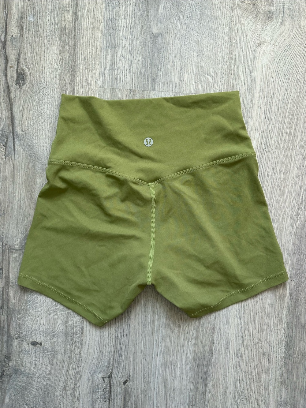 lululemon athletica Olive Green High-Rise shorts